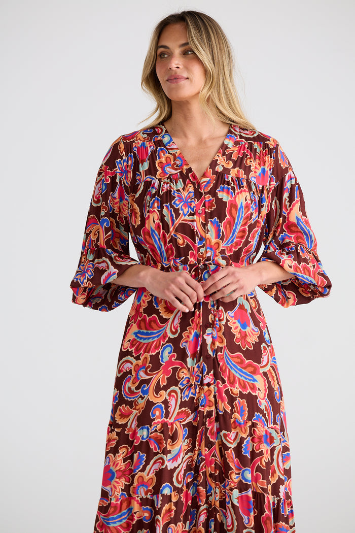 Brave + True Gertie Maxi Dress in Floral Rhapsody | Women's Clothing | Gretel Lane