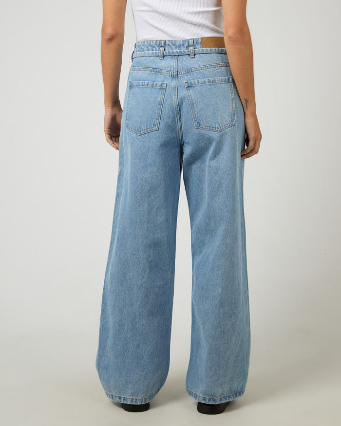 Gia High Rise Baggy (Light Blue) women's denim jeans