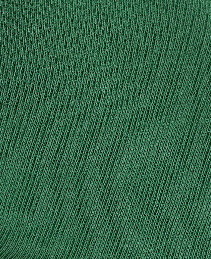 Men's Green Silk Tie fabric detail