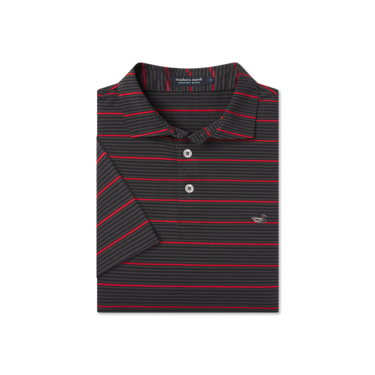 Black & Red Gridiron