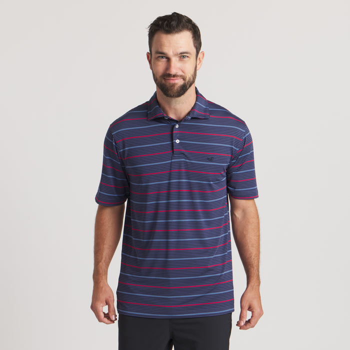 Navy & Red Gridiron / Extra Small