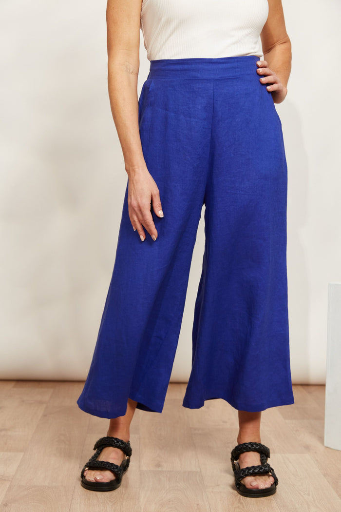 Halcyon Crop Pant (Cobalt)