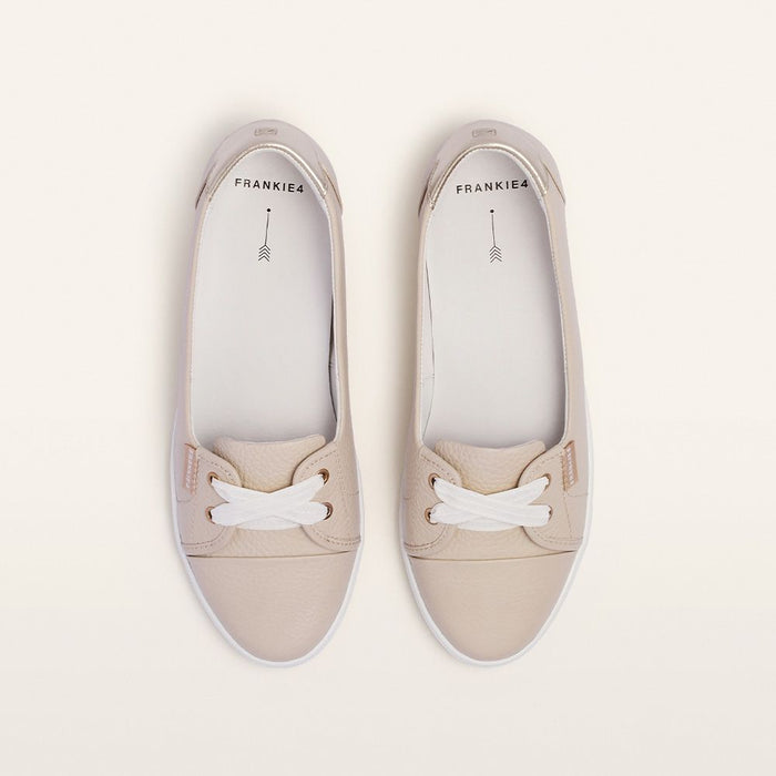 FRANKiE4 Hannah III Women's Slip-on Sneaker Natural Tumbled | Women's Shoes | Gretel Lane
