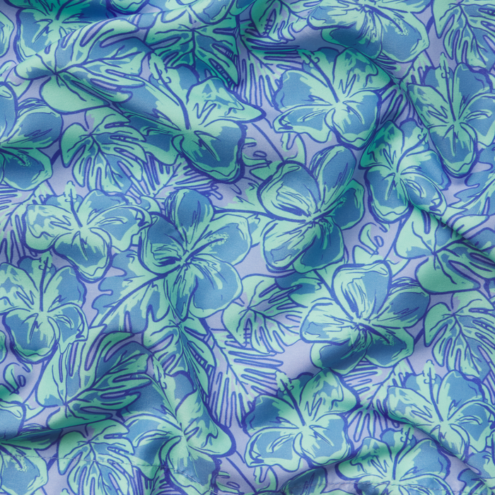 Harbor Swim Trunk - Hibiscus
