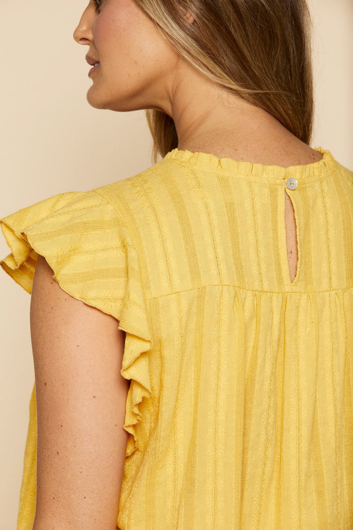 100% Natural Cotton peasant tank | Isle of Mine
