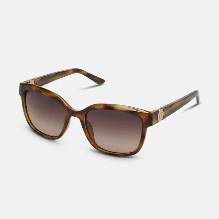 Locello Harmony Square Polarised Sunglasses Tortoiseshell | Women's Sunglasses | Gretel Lane