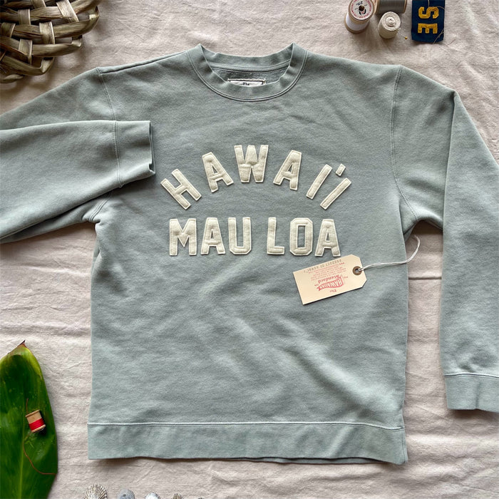 HAWAI`I MAU LOA- ivory on seafoam