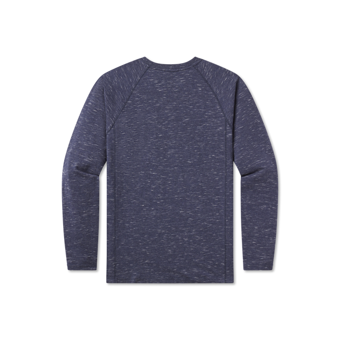Washed Navy | Hearth French Terry Long Sleeve Tee | Long Sleeve Lounge Shirt