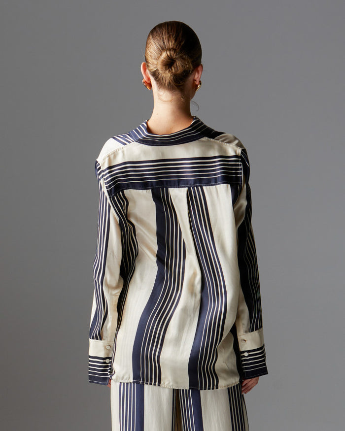 Heartstopper Shirt (Navy Stripe)