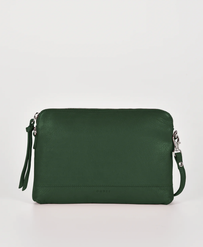 Gabee Holly Leather Crossbody Bag in Forest | Women's Handbags | Gretel Lane