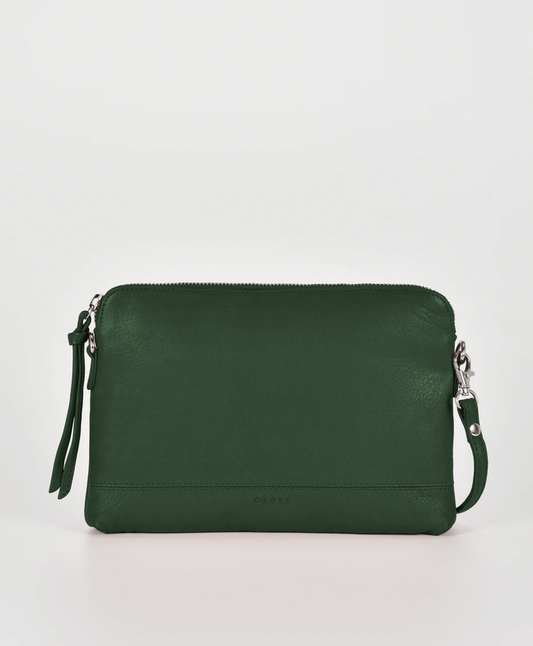 Gabee Holly Leather Crossbody Bag in Forest | Women's Handbags | Gretel Lane