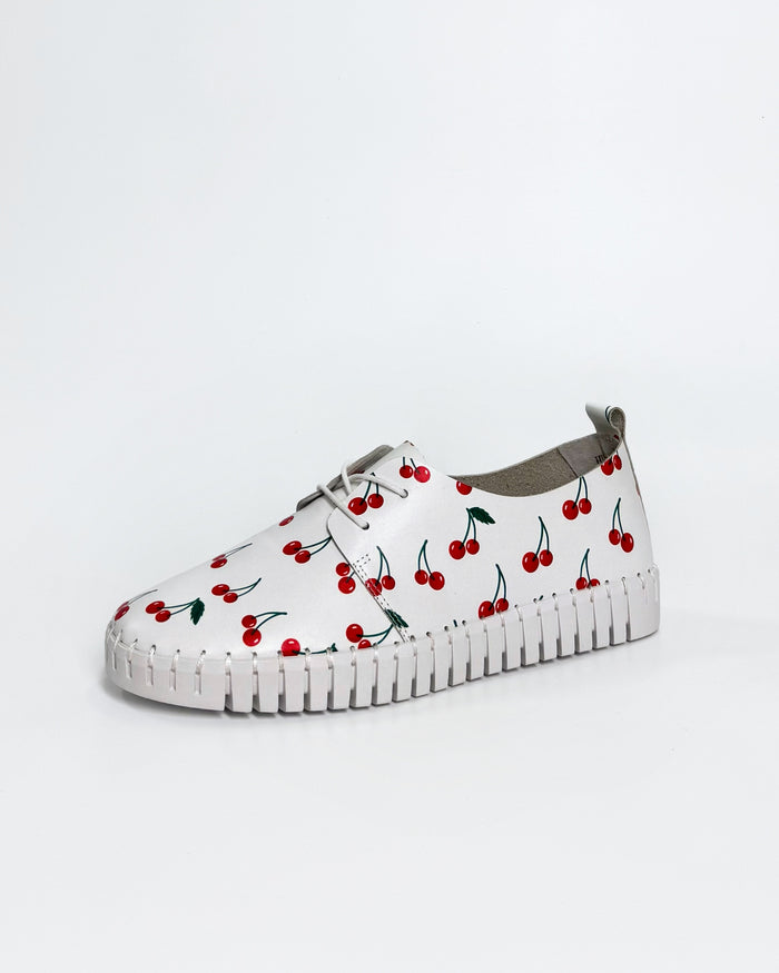 Huskies (Cherry Print) | Womens Shoes Online | Gretel Lane