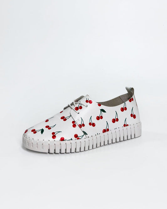 Huskies (Cherry Print) | Womens Shoes Online | Gretel Lane
