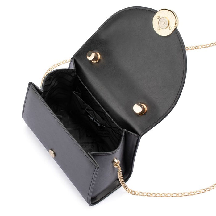 Olga Berg Top Handle Black Bag | Gretel Lane