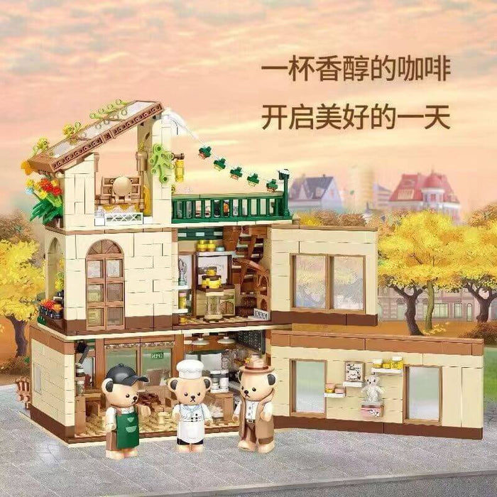 Inbrixx 881101 Teddy Bear Cafe Afobrick