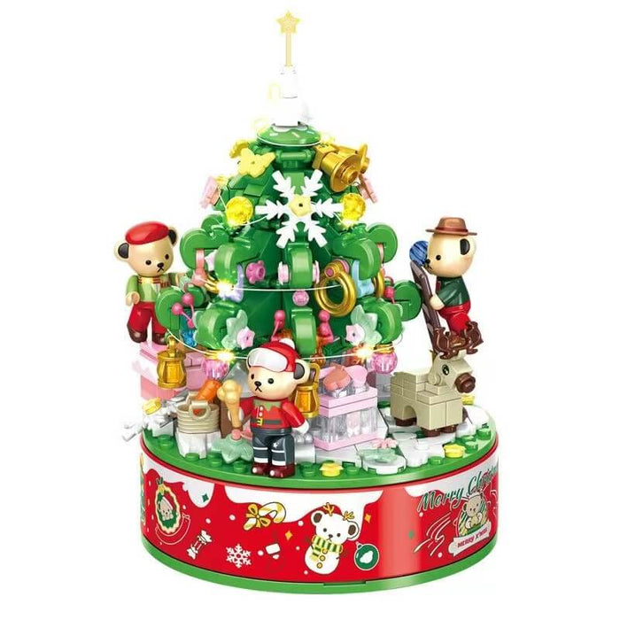 Inbrixx 881305 Teddy Bear Christmas Music Box