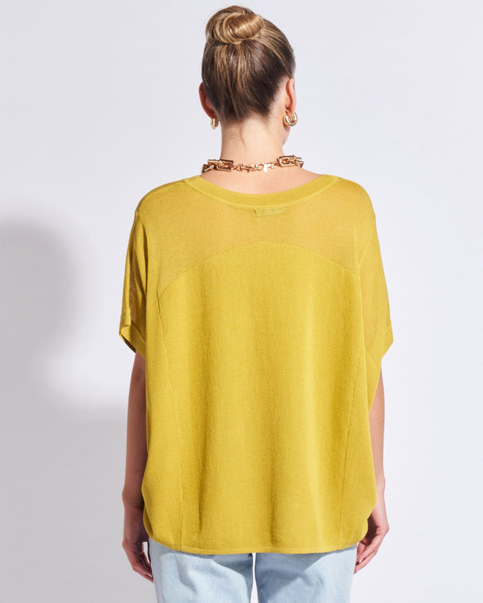 Irises Knit (Chartreuse)