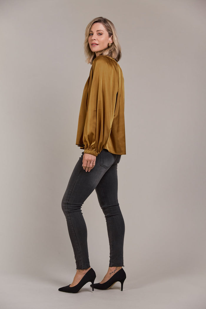 Ivy Blouse (Tobacco)