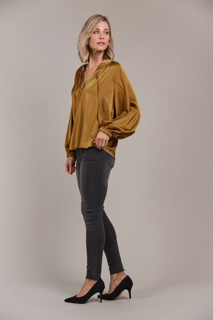 Ivy Blouse (Tobacco)