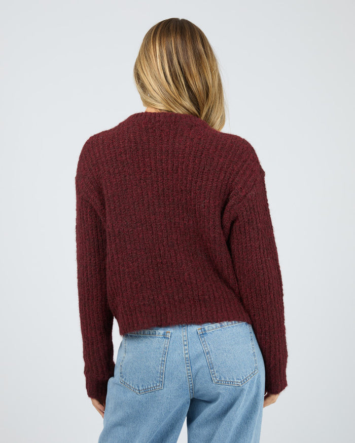All About Eve Ivy Knit Jumper in Wine | Women's Clothing | Gretel Lane