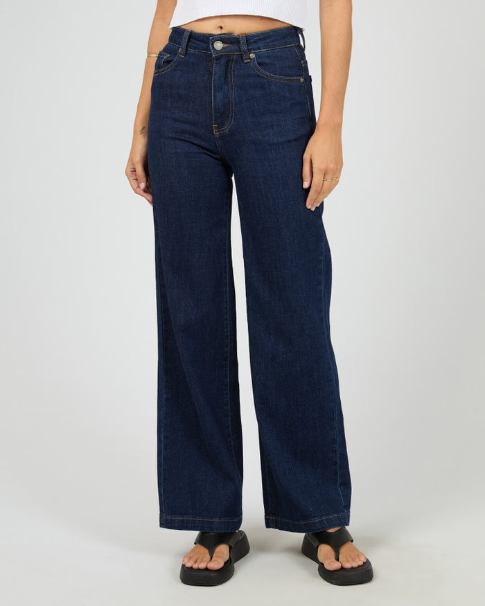 Women's wide-leg denim jeans | All About Eve