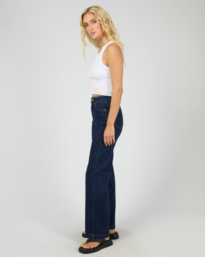 Jacqui Wide Leg (Indigo) with high-rise fit All About Eve