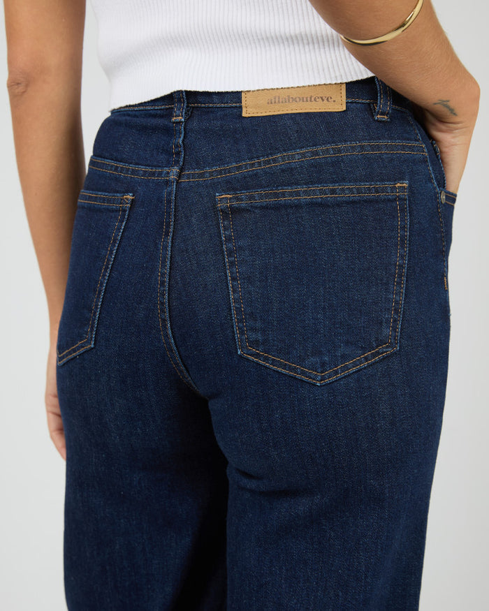 Jacqui Wide Leg (Indigo) with high-rise fit All About Eve