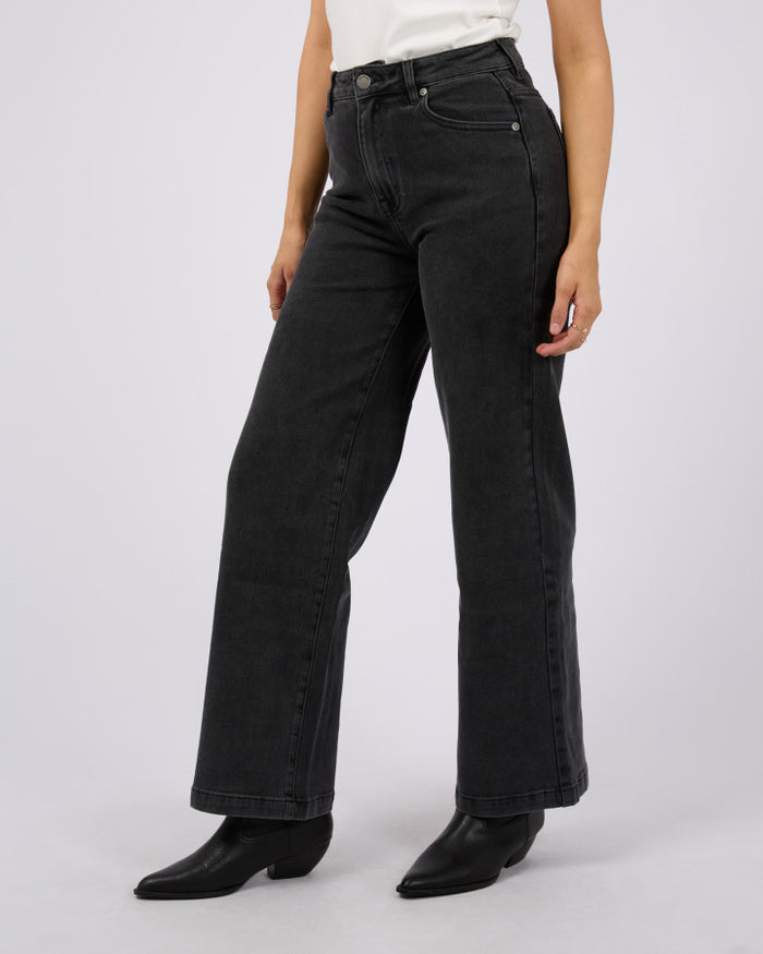Jacqui Wide Leg (Washed Black)