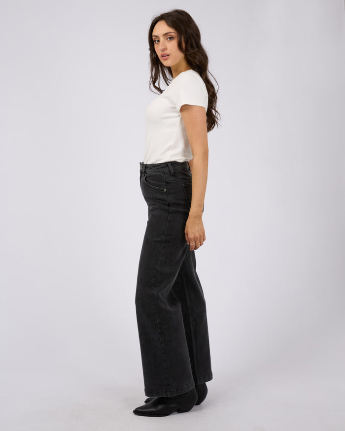 Jacqui Wide Leg (Washed Black)