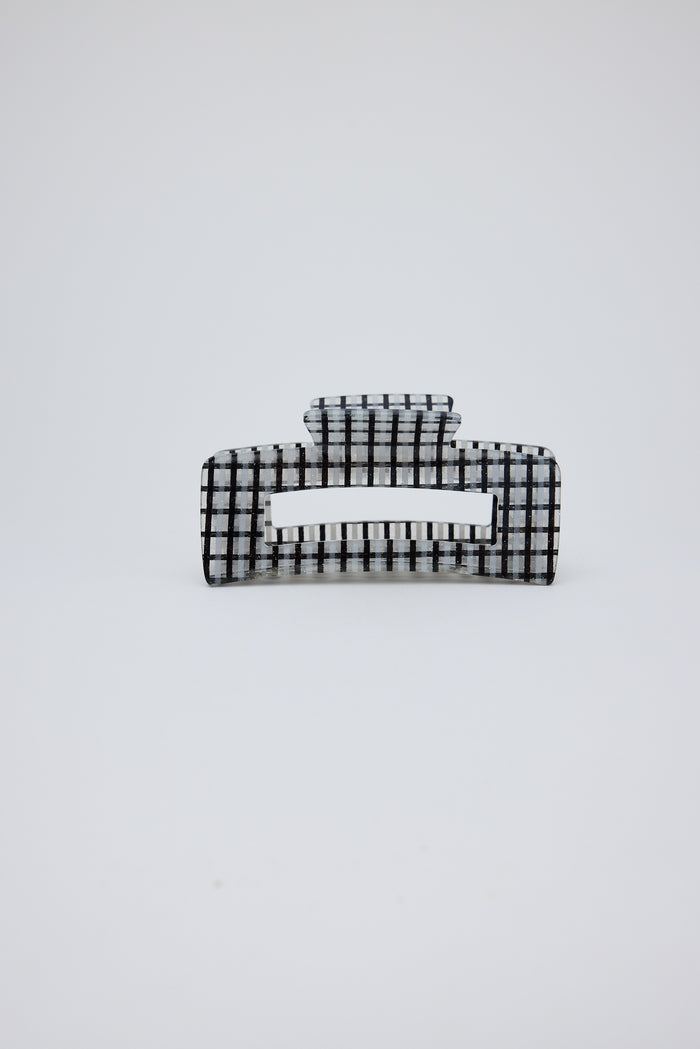 Janey Hair Claw (Navy Check)
