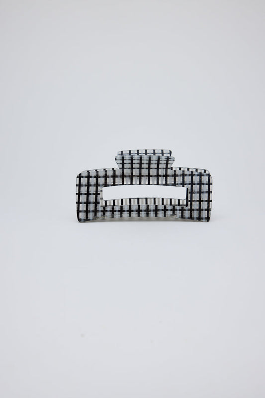 Janey Hair Claw (Navy Check)