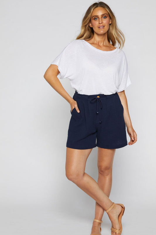 women’s navy short by Isle of Mine