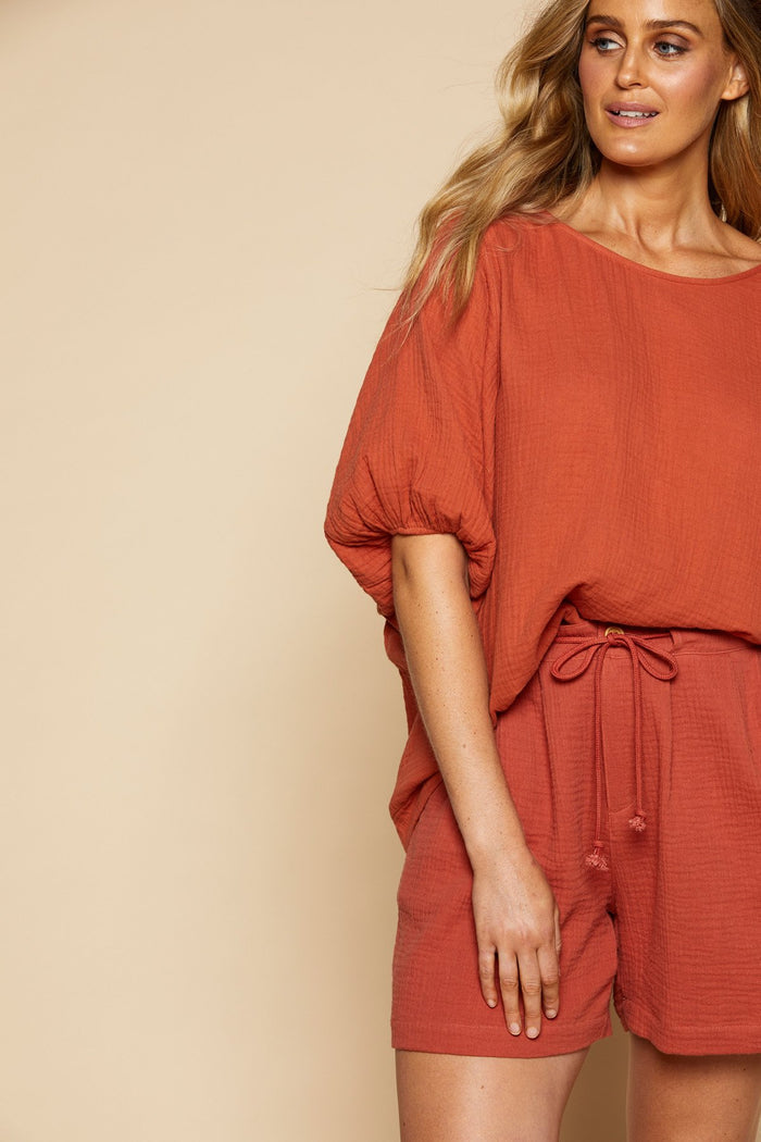 Women's Jasper Short in Terracotta | Isle of Mine