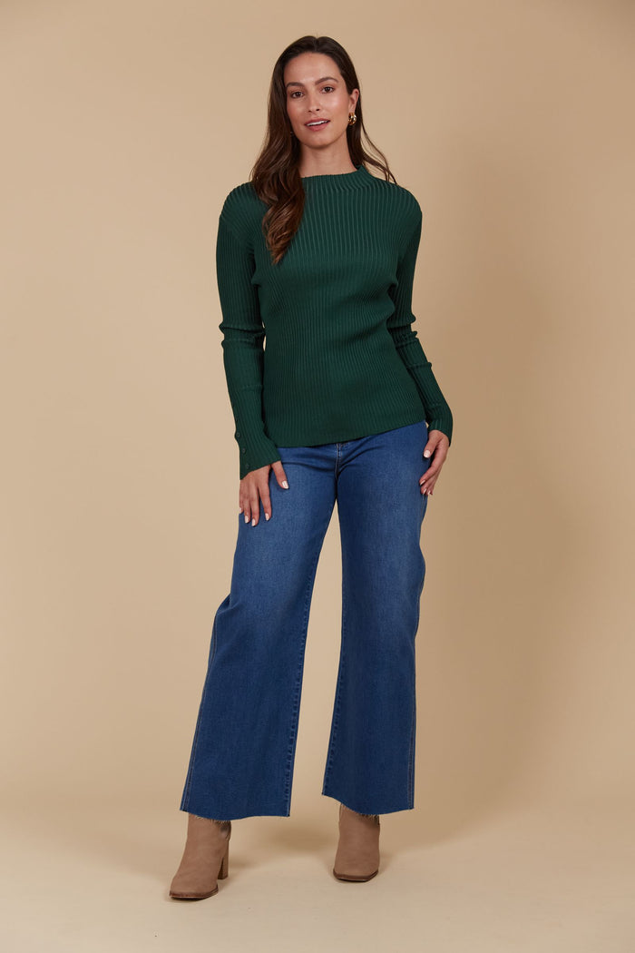Juno Knit Top (Pine)