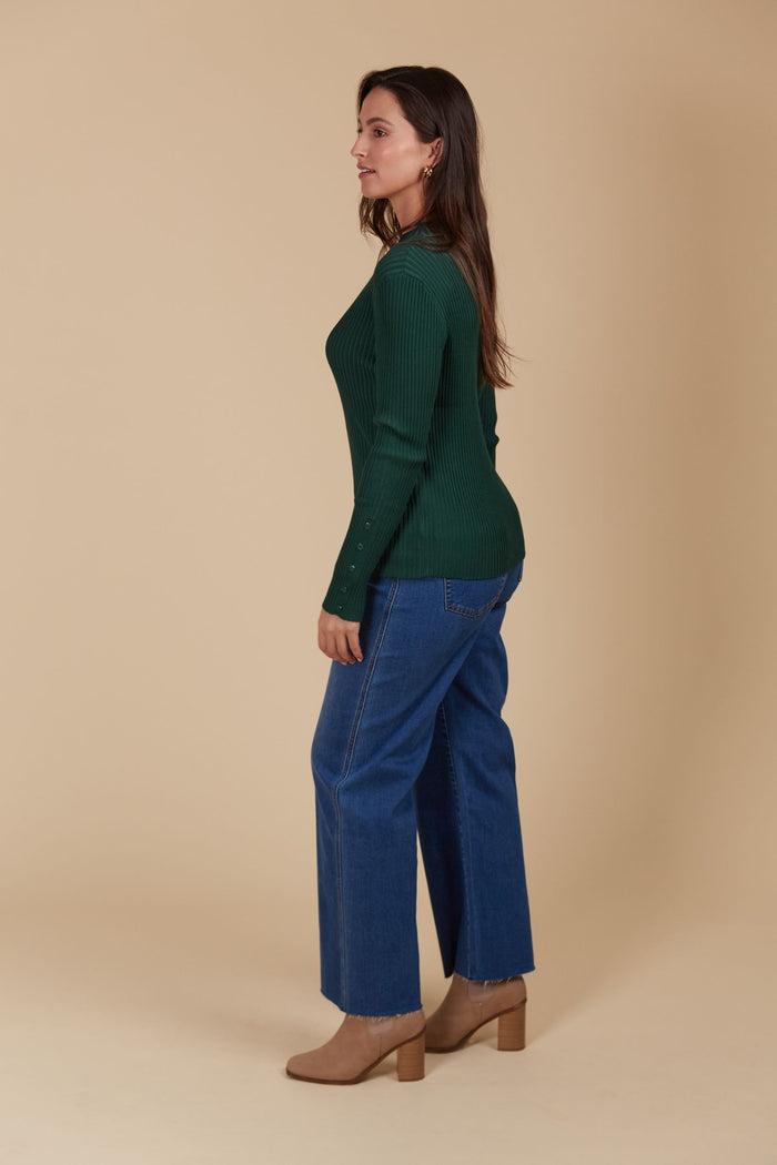Juno Knit Top (Pine)