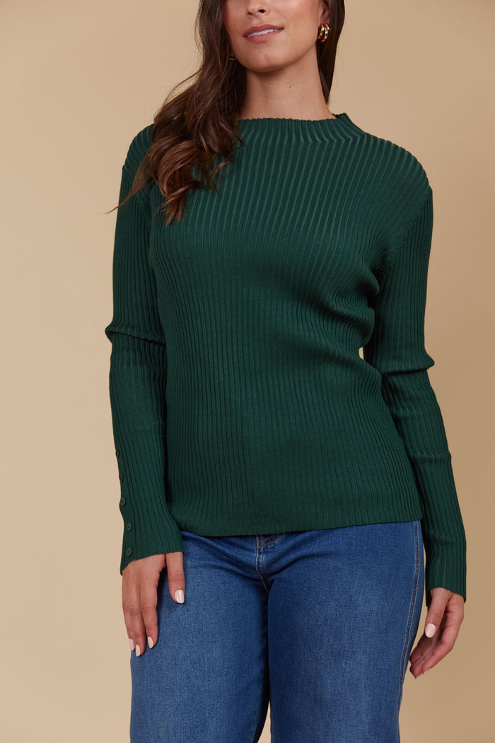 Juno Knit Top (Pine)