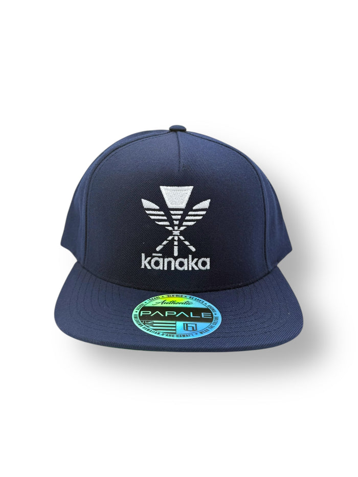 KANAKA NAVY BLUE WHITE SNAPBACK