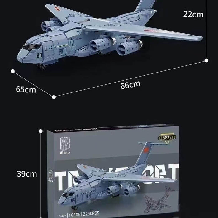 KBOX 10305 Y-20 transport aircraft Afobrick