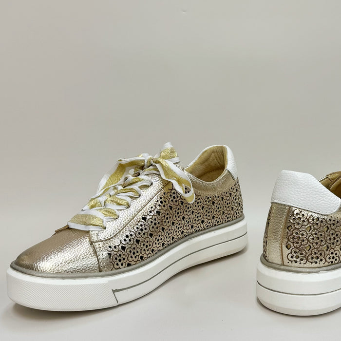 Keelie (Gold Tumbled-White)