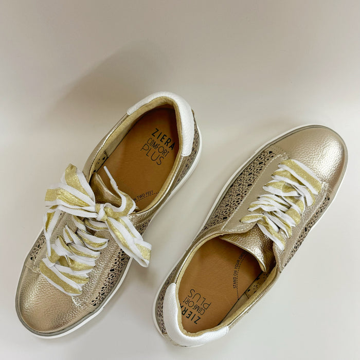 Keelie (Gold Tumbled-White)