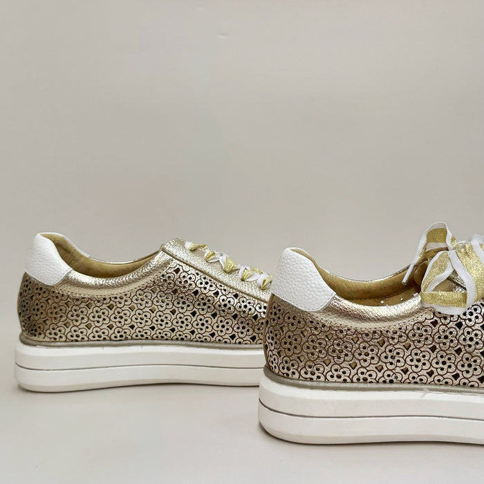 Keelie (Gold Tumbled-White)