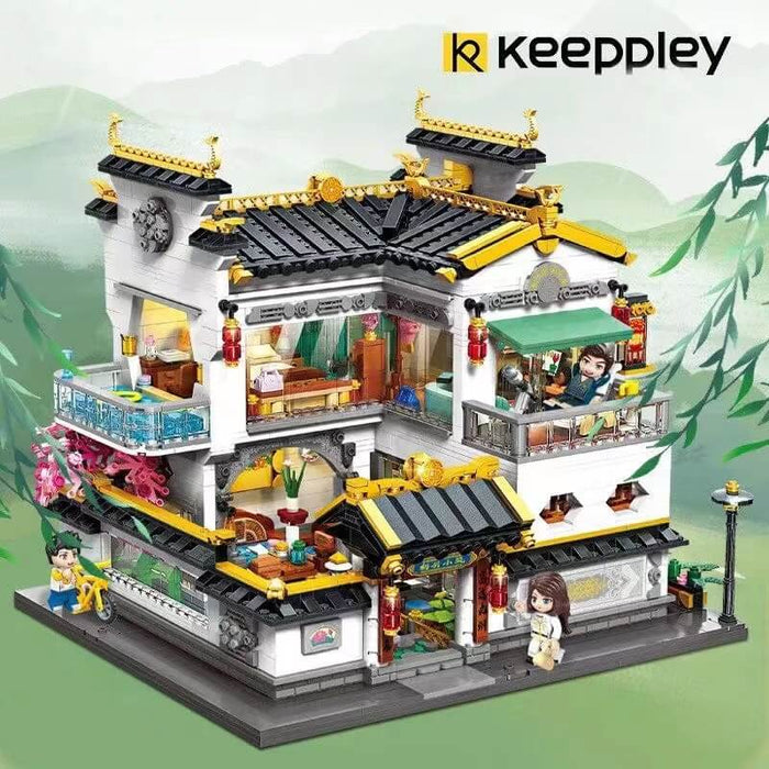 Keeppley K18002 New Chinese Style Streetscape Keeppley