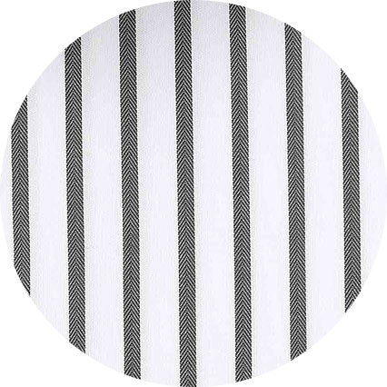 Men's Khaki White Stripe Cotton Classic Fit Formal Shirt With Single Cuffs fabric swatch