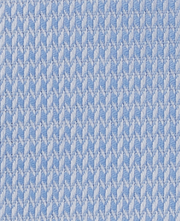 kirk blue dobby made to measure shirt fabric detail