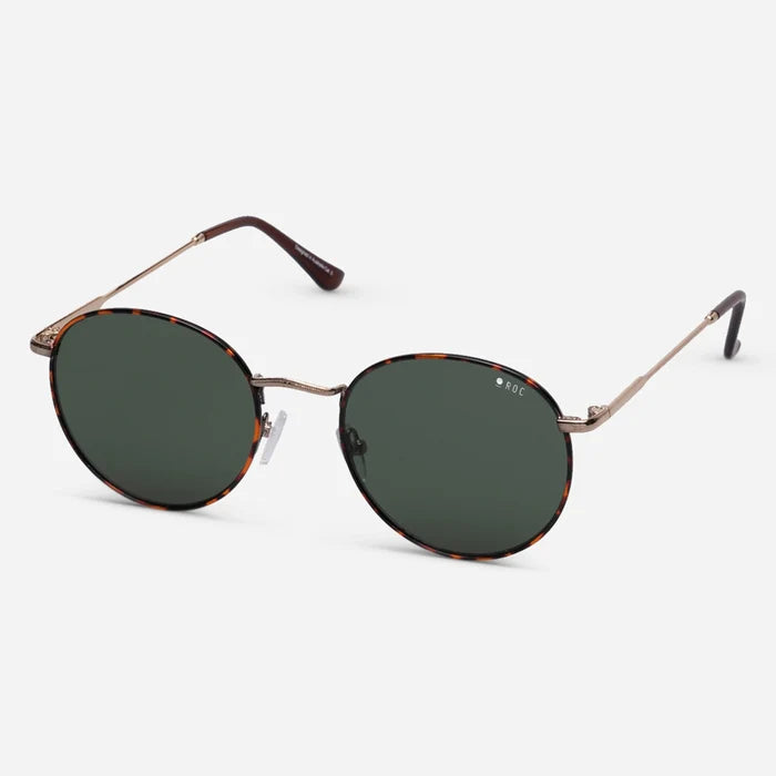 Roc Knockout V2 Round Metal Sunglasses Tortoiseshell | Women's Sunglasses | Gretel Lane