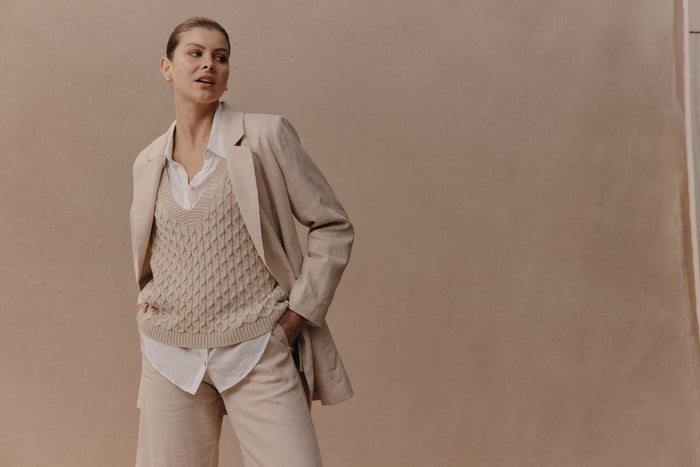 Laax Blazer (Ecru)