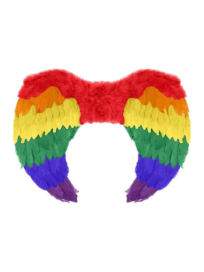 Ladies' 3-Piece Rainbow Pride Costume Set (X-Large) - thefancydress.co.uk