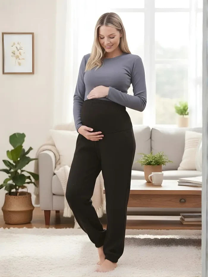 Ladies Maternity Fleece Joggers