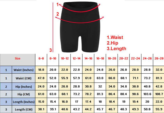 Ladies Over Knee Cotton Cycling Shorts - thefancydress.co.uk