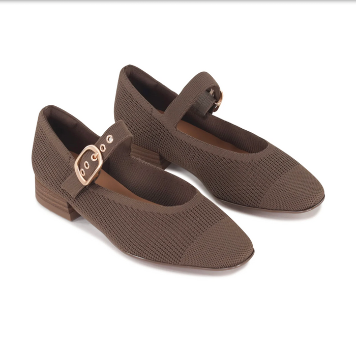 Los Cabos Lando Women's Low Mary-Jane Cocoa Flyknit | Women's Footwear | Gretel Lane